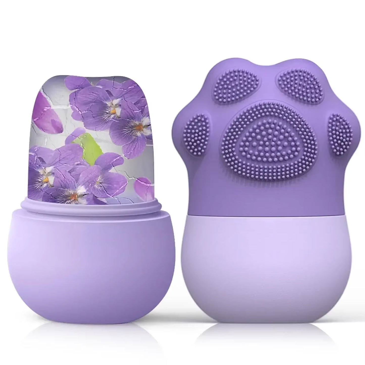 Silicone Ice Facial Roller Face Lifting Contouring Tools Ice Cube Cooling Facial Edema Eye Body Massager Beauty Skin Care Tools