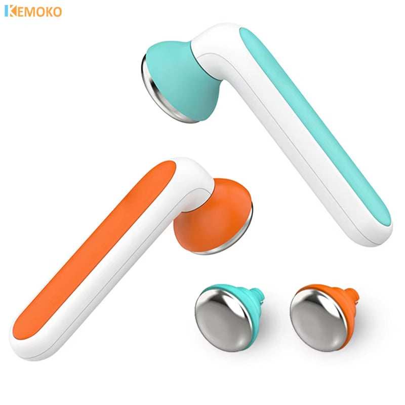 Face Ice Roller Eyes Facial Cooler Neck Face Massagers Ice Massage Roller Cooling Derma Stamp Cold Therapy Skincare with 2 Heads