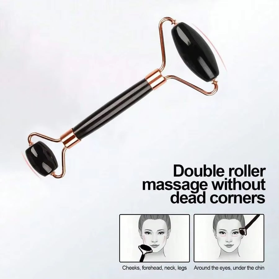 1/2/3Pcs Ice Face Roller Facial Skincare Ice Roller Set,Facial Roller Guasha Facetool Set,Face Massage Roller Lifting Contouring