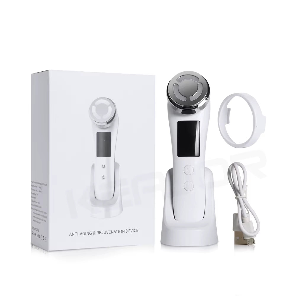 Facial Massager RF Facial Radiofrequency High Frequency Face Lifting Machine EMS Facial Microcurrent Lift Skin Tightening Device