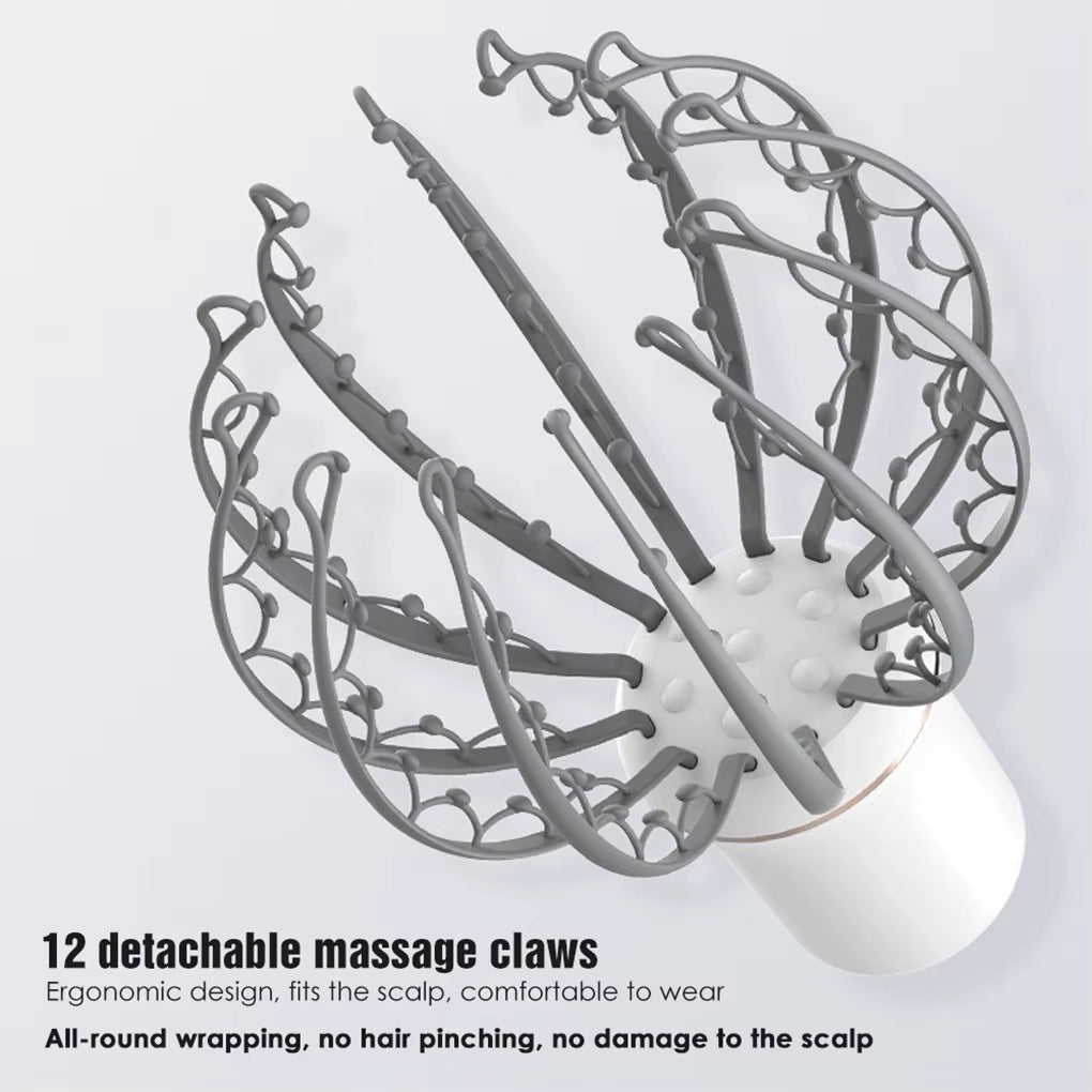 Electric Scalp Massager Vibration Relaxing Head Massage Claw Switchable